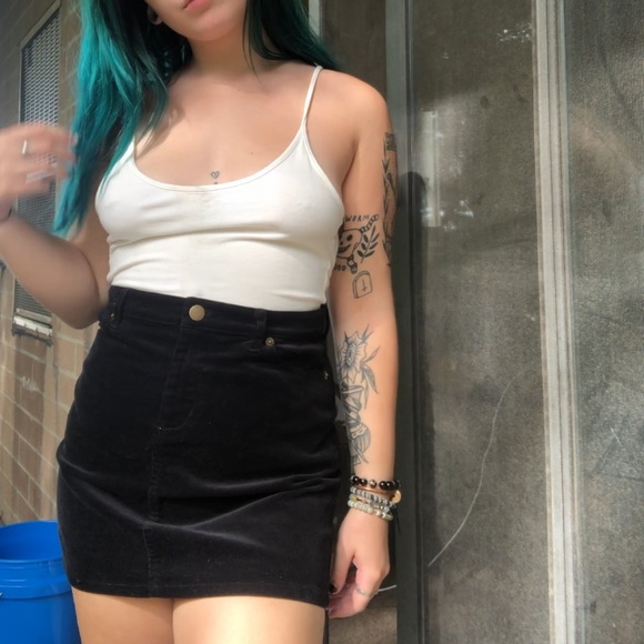 Brandy Melville white tank top bodysuit - Picture 1 of 2